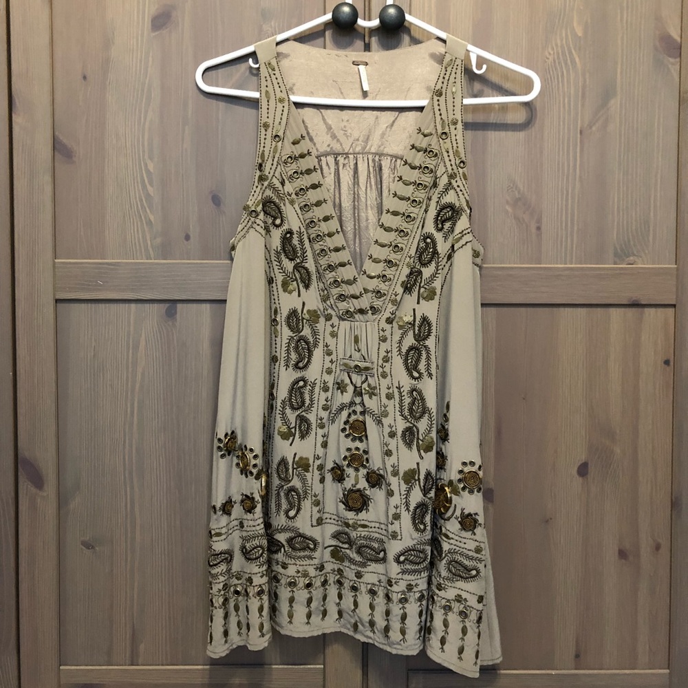 Free People Top/mini dress/beach cover